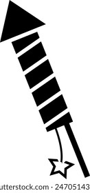 Firework rocket icon. Fire cracker signs and symbols.