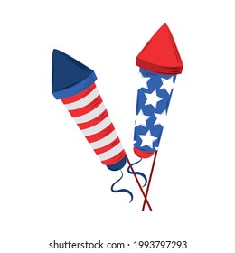 firework rocktes celebration festive isolated