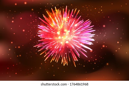 firework splash monochrome, transparent stock vector background