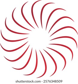 Firework Symbol with Gradient Color. Happy New Year 2025. Vector Illustration