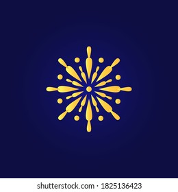 Firework Vector Design Illustration For Celebrate Moment. Firework For New Year Celebrate
