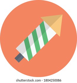 firework vector  flat color icon 