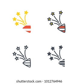 Firework vector icon