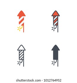 Firework vector icon