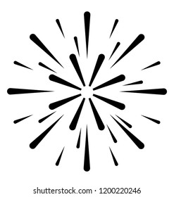 Firework vector icon