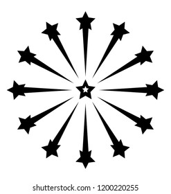 Firework vector icon