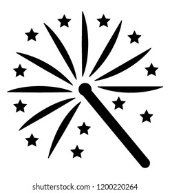 Firework vector icon