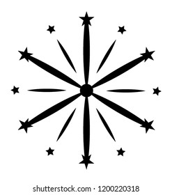 Firework vector icon