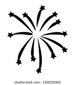 Firework vector icon