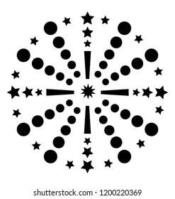 Firework vector icon