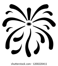 Firework vector icon