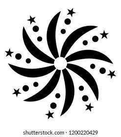 Firework vector icon