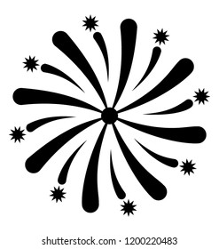 Firework vector icon