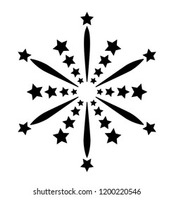 Firework vector icon