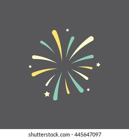 Firework Vector Icon