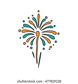 Firework Vector Icon