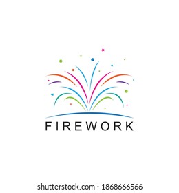 Vorlage für Vektorgrafik-Vektorgrafik-Firework