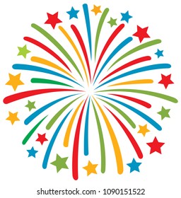 Firework vector illustration