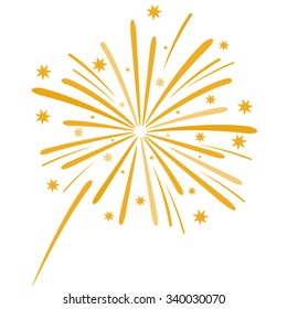 Firework vector illustration.