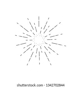 Firework Vector Template
