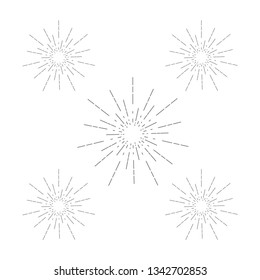 Firework Vector Template