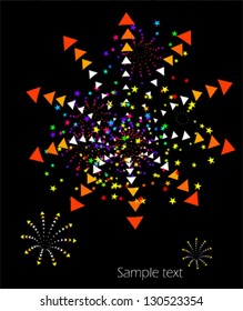 Fireworks - abstract design element
