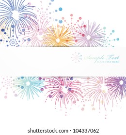 fireworks background