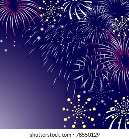fireworks background