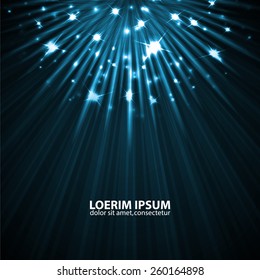 Fireworks background. EPS10 vector