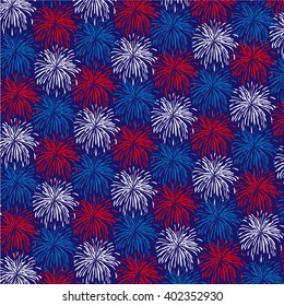 fireworks background pattern