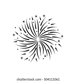 fireworks burst design