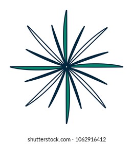 fireworks burst isolated icon