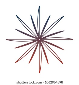 fireworks burst isolated icon