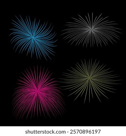 fireworks celebrate festival star anniversary festive  birthday sparkle graphic colures spark colorful 