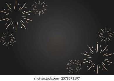 Fireworks Celebration Background, Celebrative banner template