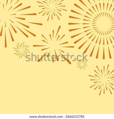 Fireworks Celebration Graphic Holiday elements 