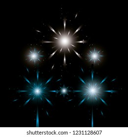 fireworks celebration scene background
