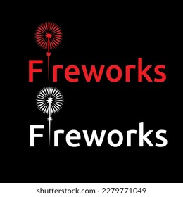 Fireworks company logo design and 