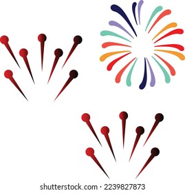 Fireworks exploding in the sky