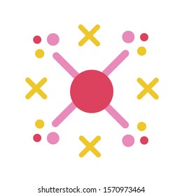 fireworks explosion circular splash with stars vector illustration design