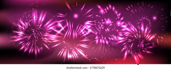 fireworks explosion 
monochrome, 
 stock vector background