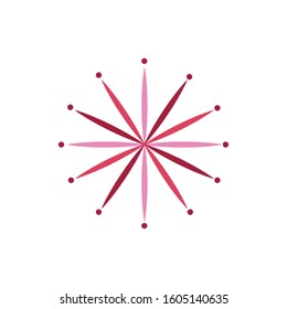 fireworks explosion splash isolated icon vector illustration design