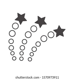 fireworks explosion splash with stars vector illustration design