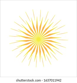 fireworks explosion vector logo icon