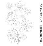 Fireworks festive and event background 