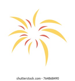 fireworks flat icon