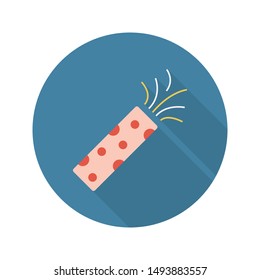 fireworks glyph flat vector icon