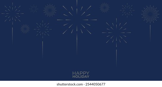 Fireworks icon background, fireworks background design for Christmas and new year.