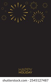 Fireworks icon background, fireworks background design for Christmas and new year.