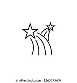 Fireworks icon. Christmas decoration icon.